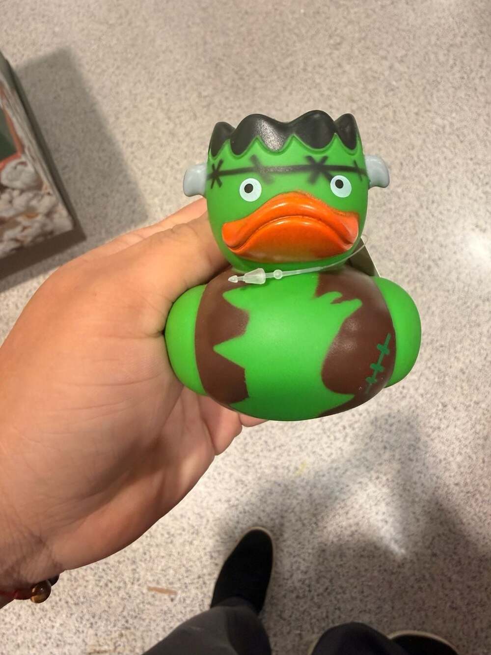 Bath Toy Duck 2" Rubber Bath Toy - New - Frankenstein Duck